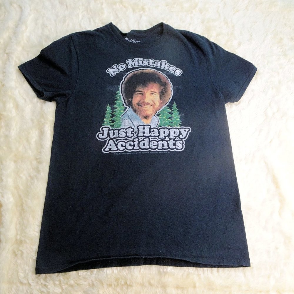 Bob Ross "No Mistakes Just Happy Accidents" Medium